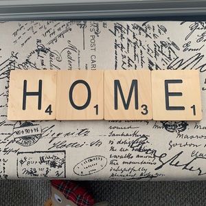 Scrabble “HOME” Decor